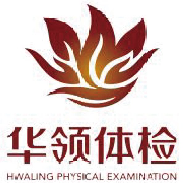 华领体检健康管理中心的logo