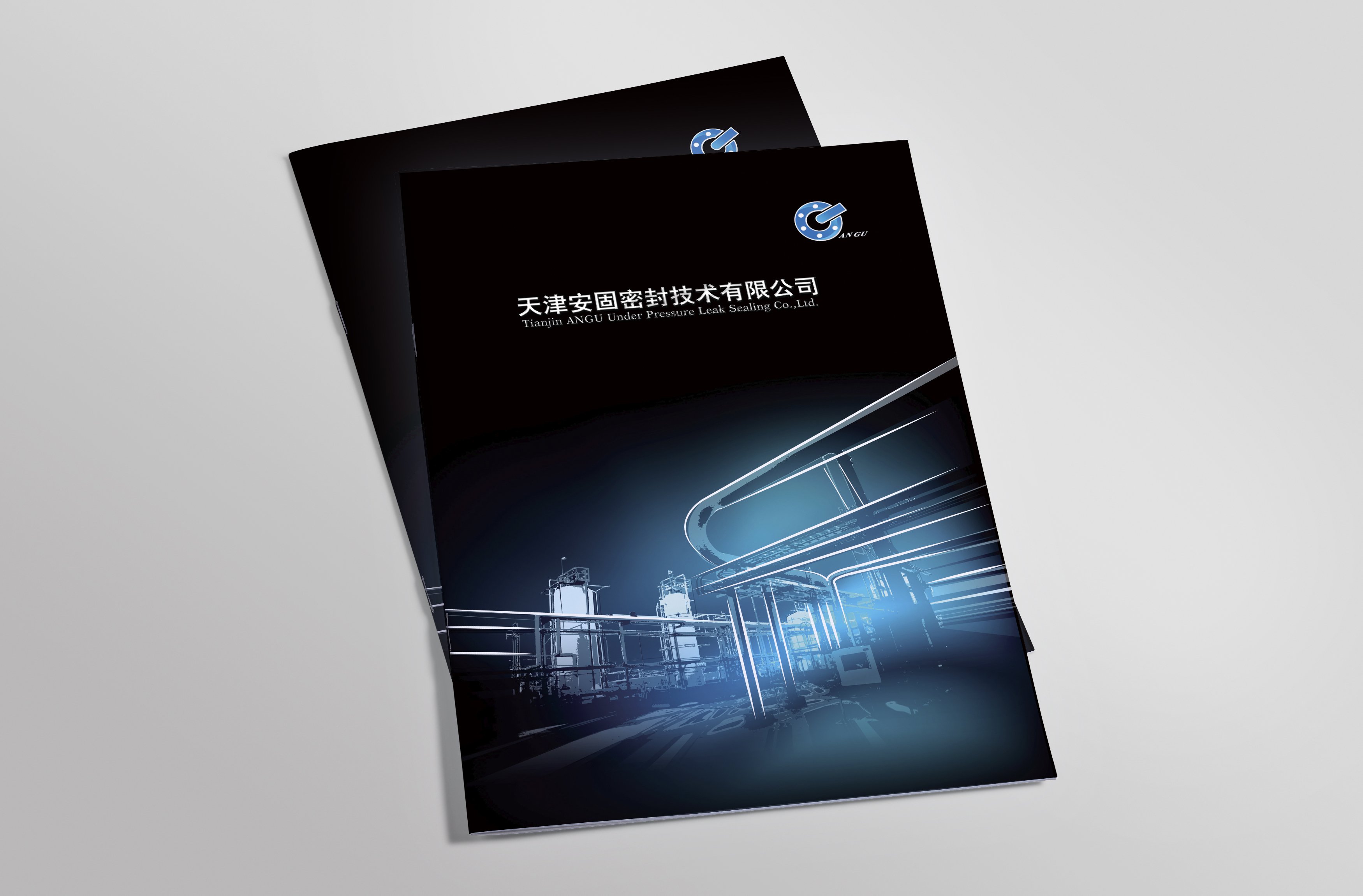 天津安固密封技术有限公司企业样本设计-瞰晟广告