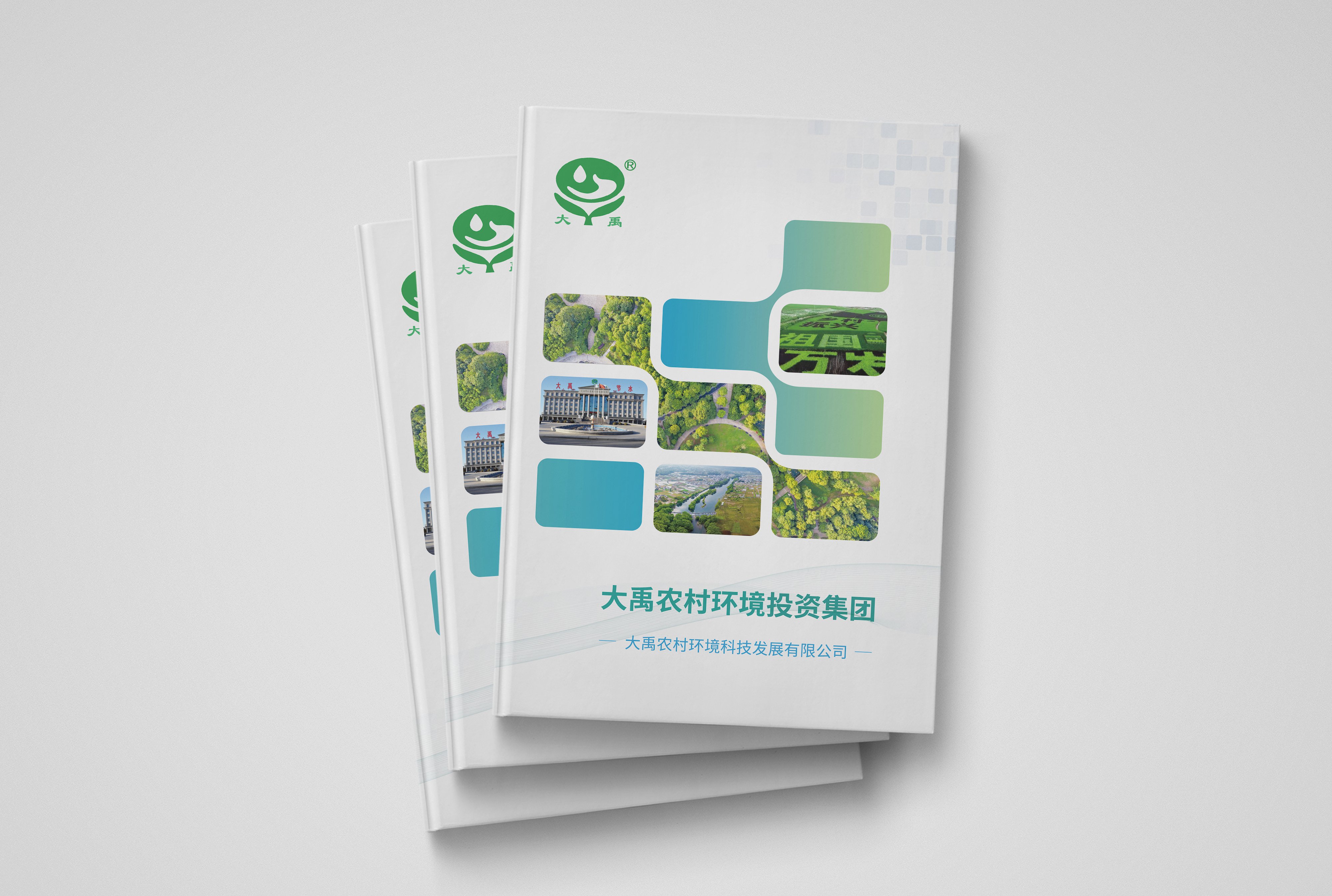 大禹农村环境投资集团画册设计-瞰晟广告